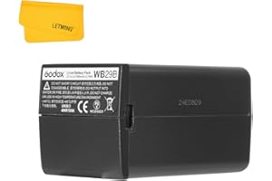 GODOX WB29A Lithium Battery Replacement AD200 Pro AD200 AD300 Pro Strobe Flash, 14.4V 3000mAh 43.2Wh Li-ion Battery Pack, No 