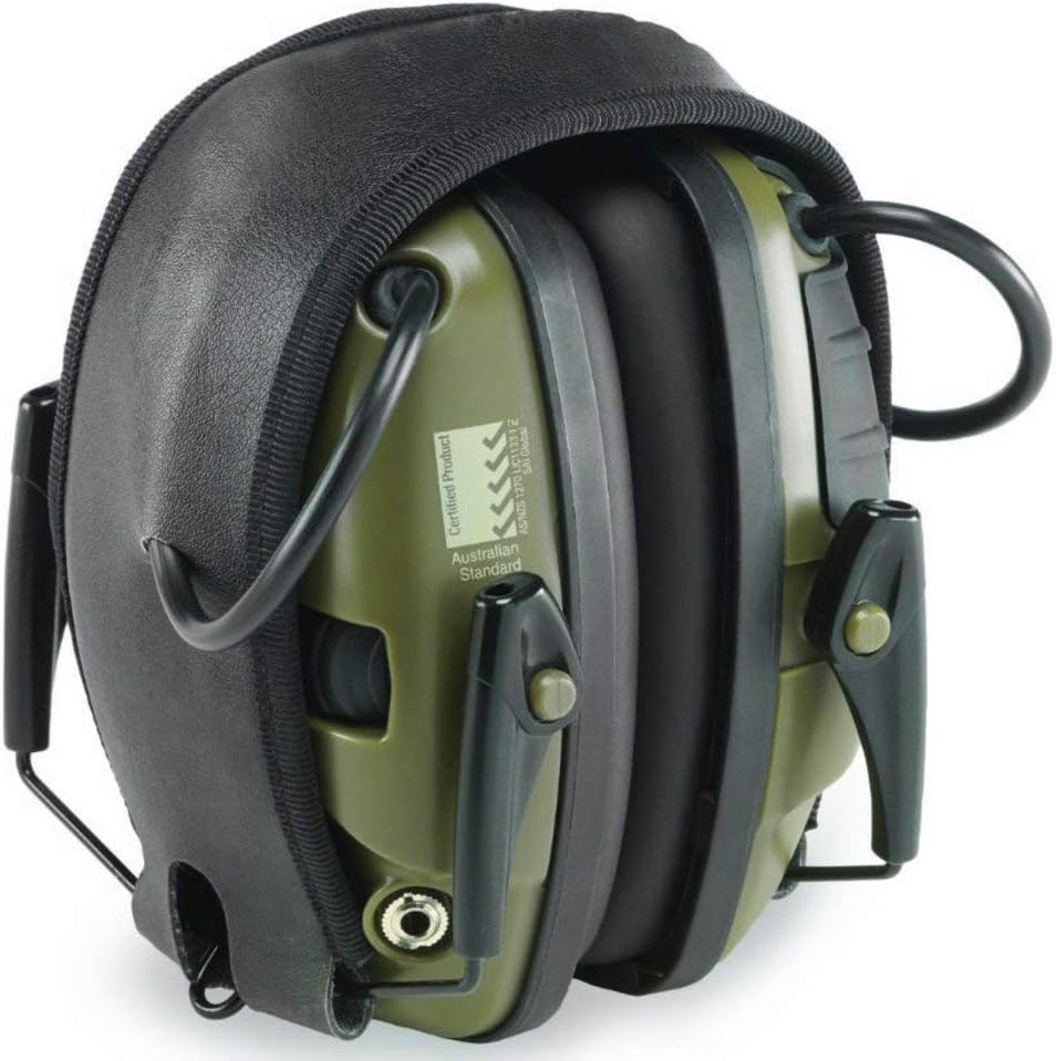 Howard Leight by Honeywell R-01526-PK2 2-Pack Impact Sport Sound Amplification Electronic Earmuff, Classic Green (R-01526-PK2), Classic Green,Green 2-pack: Home Improvement