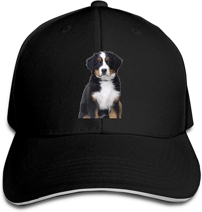Bernese Mountain Dog Peaked Cap for Men and Women, Fashion