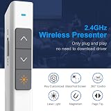 Norwii N26 Wireless Presentation Clicker with Red Pointer 100m Range view 5