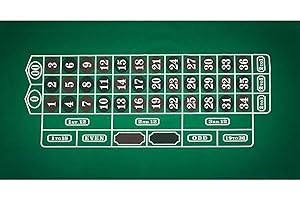 Trademark Poker Roulette Layout 36-Inch x 72-Inch
