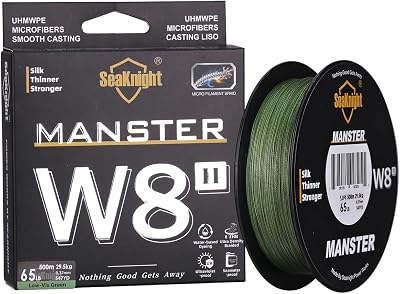 Seaknight W8 II 8 Strands Braided Line 500M 15-100LB UV Saltwater Safe