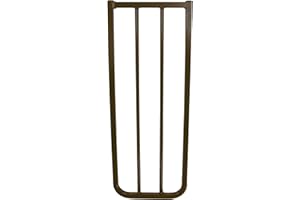 Cardinal Gates BX1 Baby Gate Extension - Fits Cardinal Gates Safety Gates - 10.5 Inch Wide Dog Gate Extension - Brown