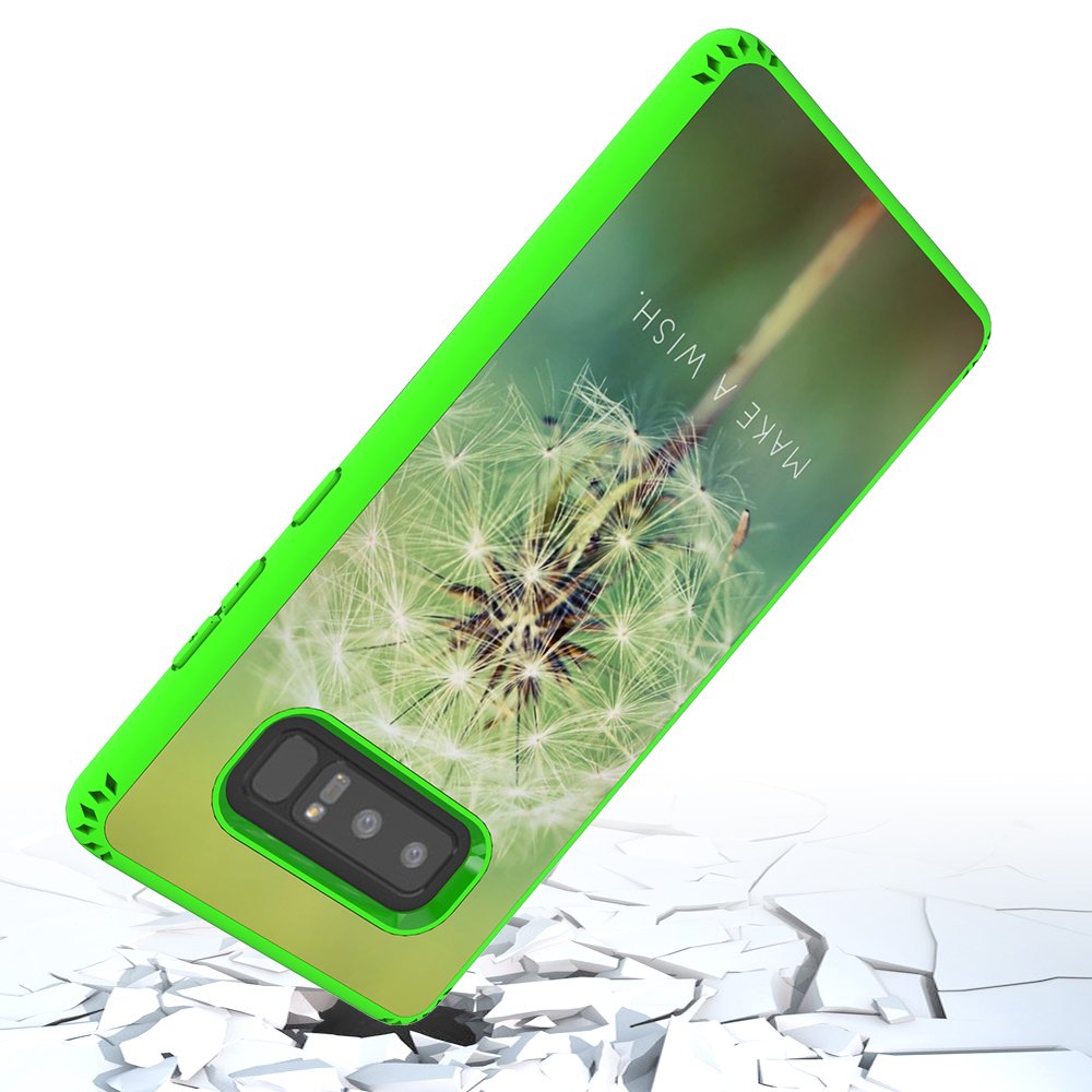 Galaxy Note 8 Case, MagicSky Shockproof Slim Corner Protection with Resilient Shock Absorption Rubber Protective Case Cover for Samsung Galaxy Note8 (2017) 6.3 Inch - Dandelion