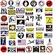Hard Hat Stickers 50+ MEGA Pack, Tool Box Stickers and Decals, Funny Construction, Military, Veteran, Union, Patriotic USA Stickers for Adults, Make People Laugh at Work