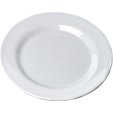 Chef Craft Classic Melamine Appetizer Plates, 8 inches in Diameter, White