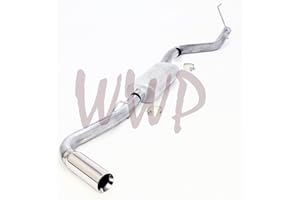 MVP AUTO PARTS Performance Stainless Steel SS409 3" Cat Back Exhaust Muffler System Kit With Polished Tips Compatible With 02-06 Dodge Ram 1500 5.7L V8 Hemi Pickup Truck