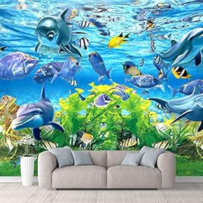 Wall Mural The Beautiful Undersea World Removable Self-Adhesive Large Wallpaper - 66x96 inches