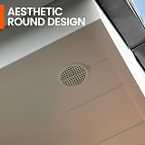 Home Smart 4x 70mm White Plastic Round Soffit Air Vent Push Fit UPVC Fascia Disc view 5
