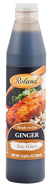 ROLAND FOODS GINGER SOY GLAZE, SPECIALTY IMPORTED FOOD, 12.88-OUNCE BOTTLE