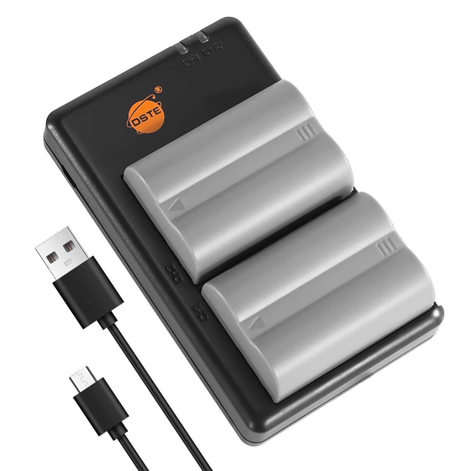 DSTE 2PCS NP-150 (2000mAh/7.4V) Battery Charger Set Compatible for FinePix S5 Pro, FinePix IS Pro