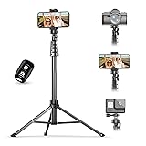 UBeesize 62" Phone Tripod & Selfie Stick, Camera