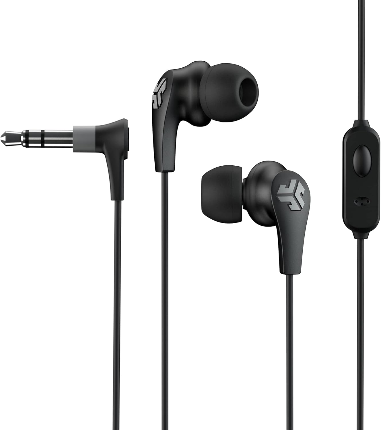 JLab Audio JBuds Pro Signature Wired Earbuds with Microphone and Track
