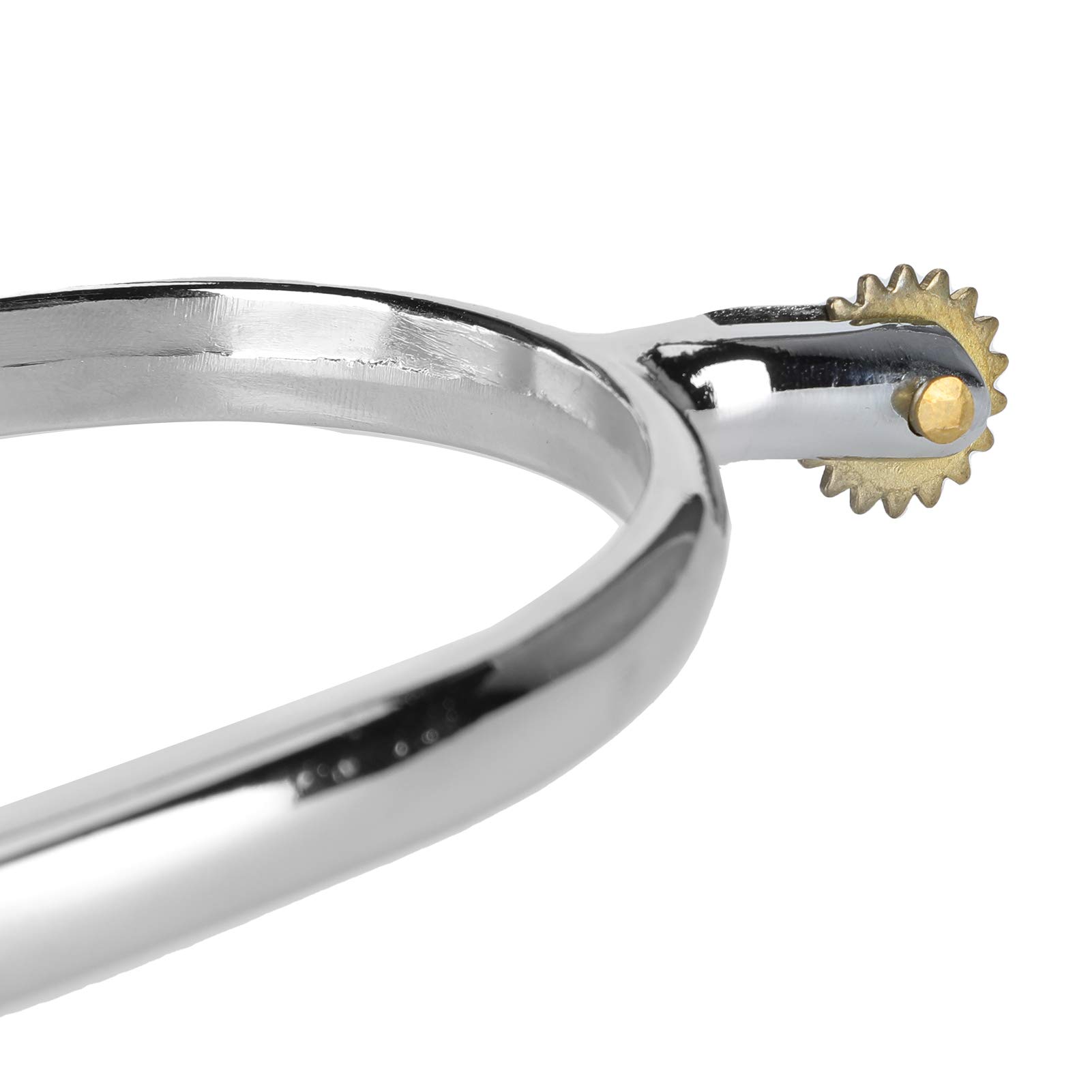 Bull Riding Spurs, Horse Spur Riding with Rotatable Copper Rowel for Entertainment for Horse Training for Equestrian Competition