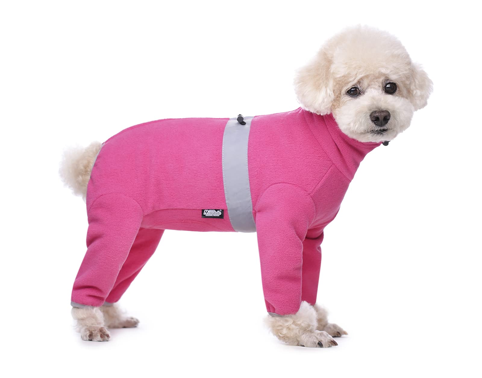 BT Bear Winter Dog Coat,Adjustable Pet Warm Onesie Thickens Warmth Fleece Jumpsuit Clothes Pajamas Costume Apparel for Puppy Small Dogs (Hot Pink, S) — image 1