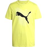 PUMA Boys T-Shirt - Cat Logo T-Shirt for Boys - Athletic Crewneck Short Sleeve Tee (S-XL)