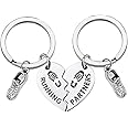CHOORO Running Partners Set Of Two Runner Shoe Charm Keychain Half Marathon Gift Race Day Gifts For Runners