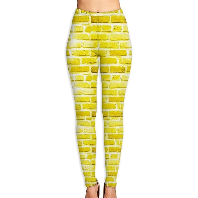 ZKIRESD Brick Yellow Brick Road Repeat Pattern High Waist ...