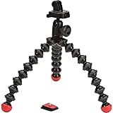 JOBY GorillaPod Action Video Tripod (Black and Red)- A Strong, Flexible, Lightweight Tripod for GoPro HERO6 Black, GoPro HERO