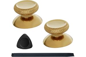 VRbrother 2PCS Metal Thumbsticks Replacement Compatible for Meta Quest3,quest3S,Oculus Quest2,Quest Pro Left and Right Contro