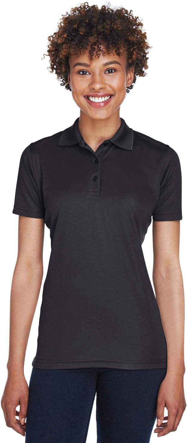 ULTRACLUBLadies' Cool & Dry Mesh Piqué Polo M BLACK