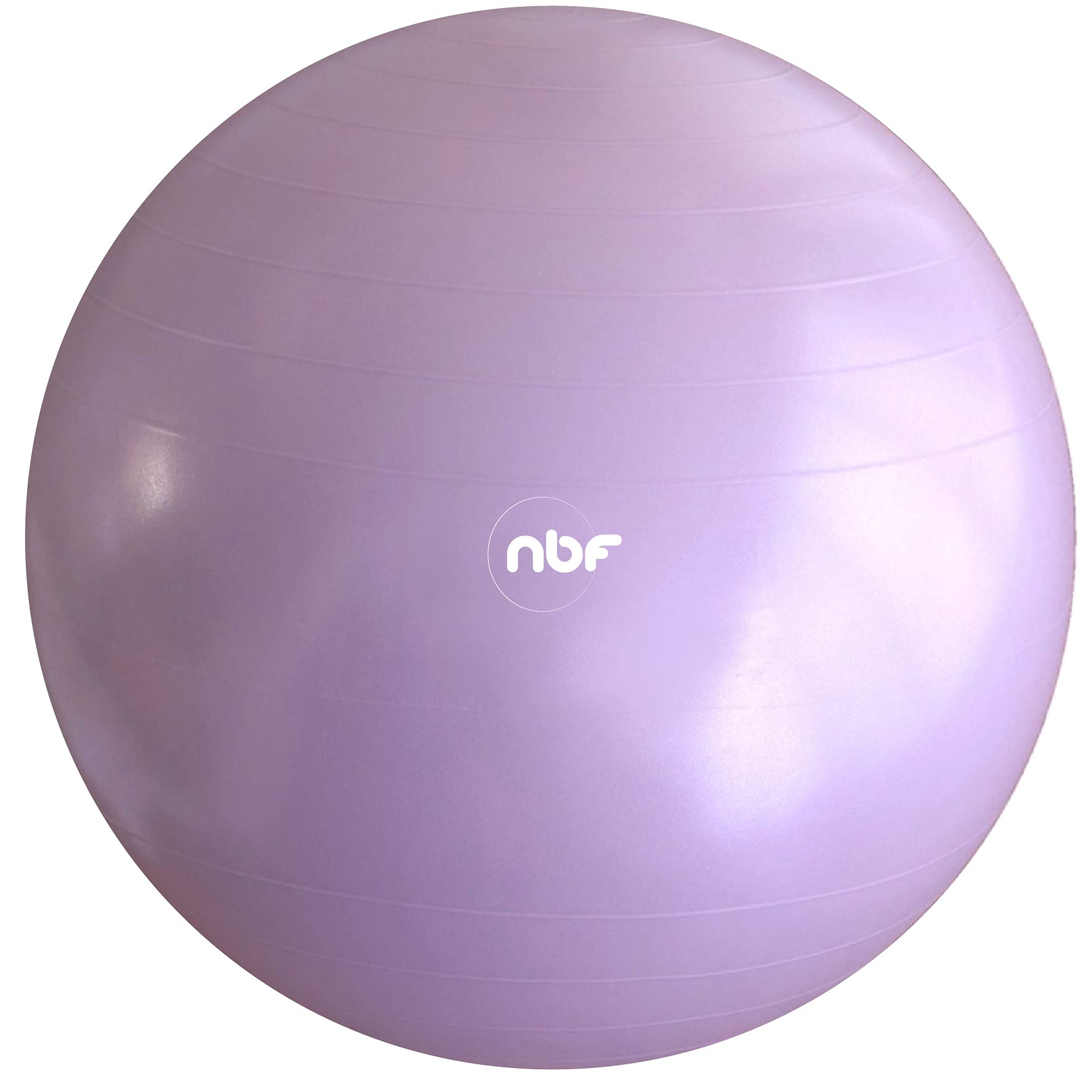 nbf Birthing Ball with Pump and Pregnancy Instruction Guide 55cm 65cm 75cm Anti-Burst 75cm Lilac
