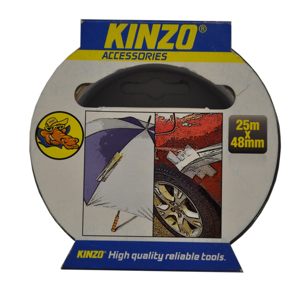KINZO 871125248585 25m x 48mm Warning Tape