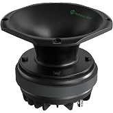 mobiator MB-DK2.0 Compression Driver Tweeter with Aluminum Horn, 300W RMS 600 Max Pro Audio, 2 Inch CCAW Voice Coil, 8Ohm 105dB High Frequency - 1 Speaker(MB-DK2.0)
