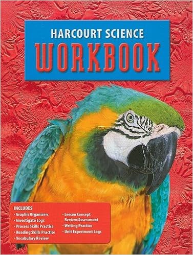 Harcourt Science Student Edition Workbook Grade 4 Harcourt School Publishers 9780153237140 Amazon Com Books