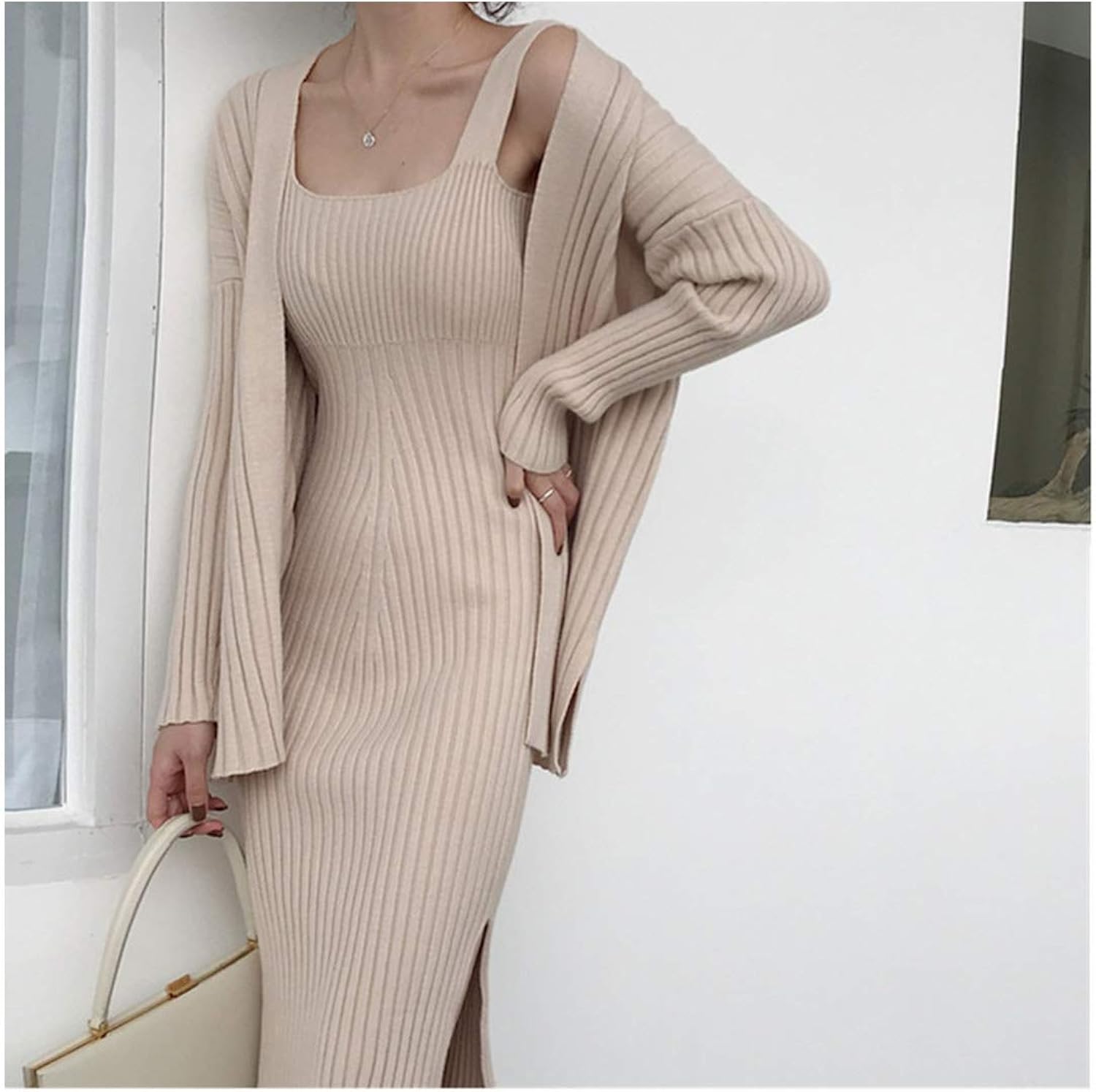 two piece sweater dress