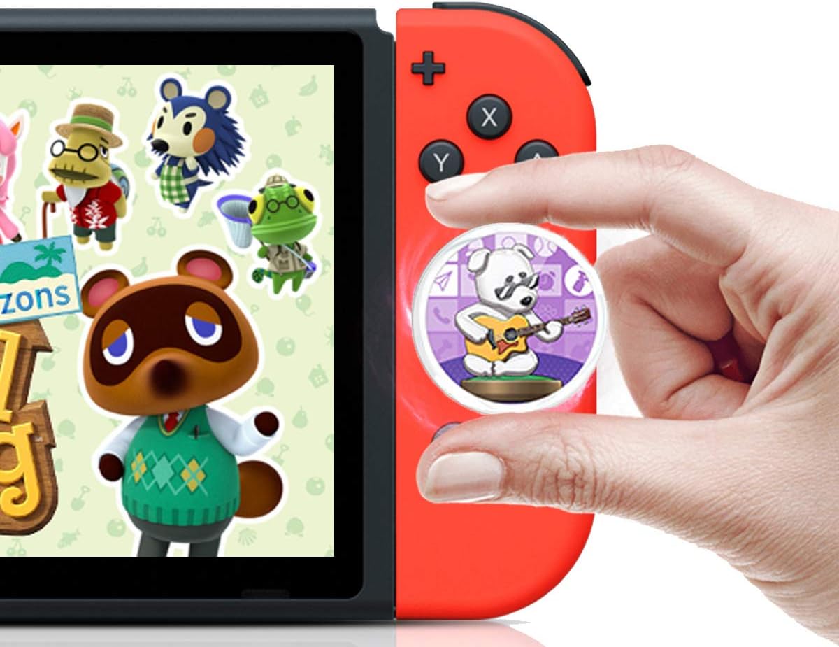 NFC Tag Mini Cards for Animal Crossing, 18pcs with Card Holder for Switch/Switch Lite/Wii U