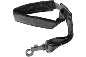 Saxophone Neck Strap Padded Soft Sax Straps with Thick Sheepskin Suede Villus Swivel Snap Hook Harness Alto Tenor Bari Clarin