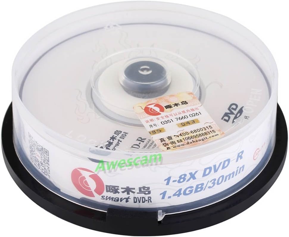Mini Recordable BLANK DVD Disc 8x 1.4GB DVD-R Disc - 10 Disc Pack