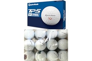 TaylorMade 1-Dozen TP5 & TP5x MySymbol Pix Logo Overrun Practice Golf Balls - Made in USA