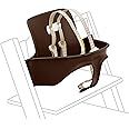 Tripp Trapp Baby Set from Stokke, Walnut - Convert The Tripp Trapp Chair into High Chair - Removable Seat + Harness for 6-36 