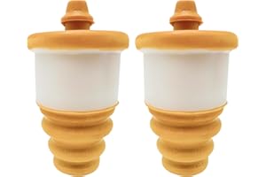 Memiuyelay 2Pcs Fit for Fiat 500 Abarth Panda Bump Stop Support Suspension Replace 51811829 Rear Buffer Block Rear Shock Absorber Rubber Buffers