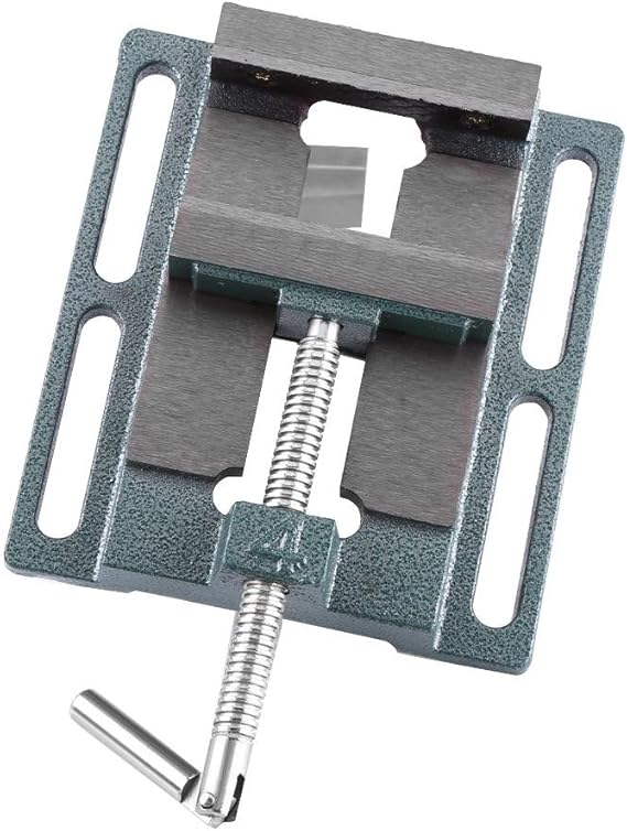 Banco de Tornillo de Hierro Fundido 11cm para Fresadora, Taladradora