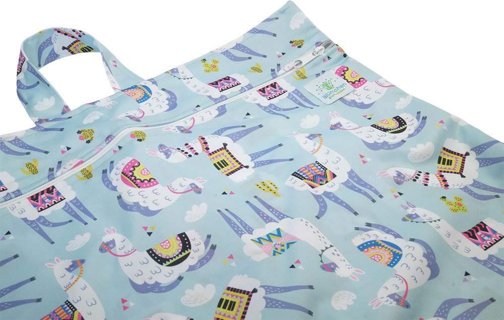 Flower Hanging Nappy Bag XL with Zip