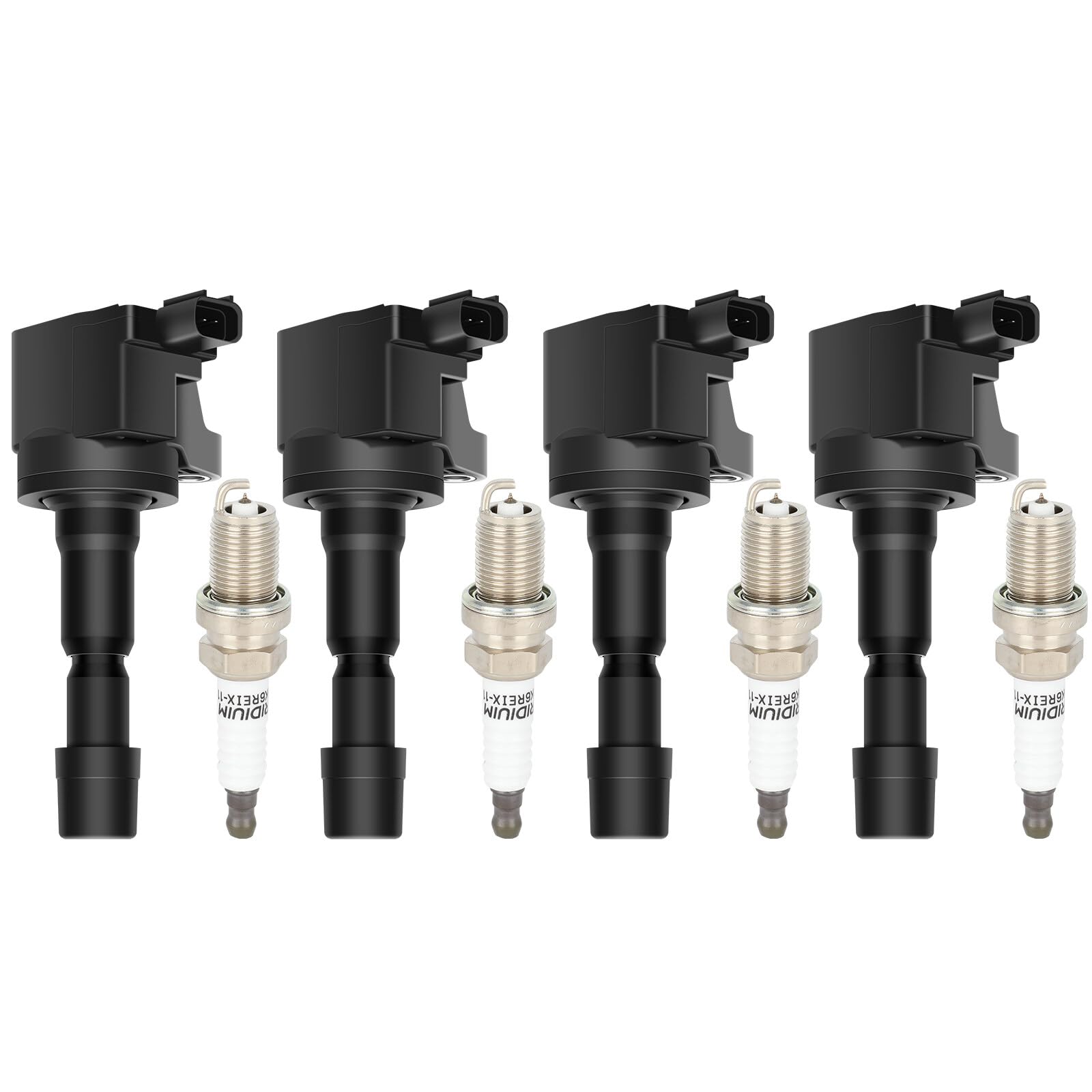 Photo 1 of ECCPP UF626 4 ignition coils with 4 iridium Spark Plugs 7092 for Honda 2009 2010 2011 2012 2013 Fit 1.5L UF-626 5C1721 E1126