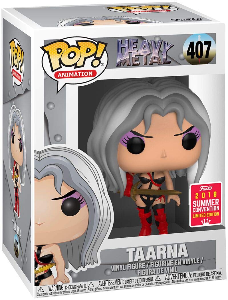 Heavy Metal SDCC 2018 - Taarna Vinyl Figure 407 Funko Pop! Standard