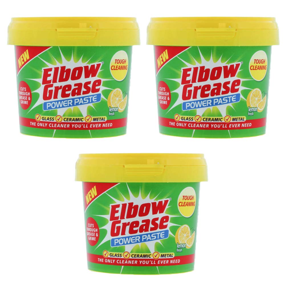 3 x 500g All Purpose Cleaning Lemon Paste Glass Ceramic Metal BBQ Kitchen Bath