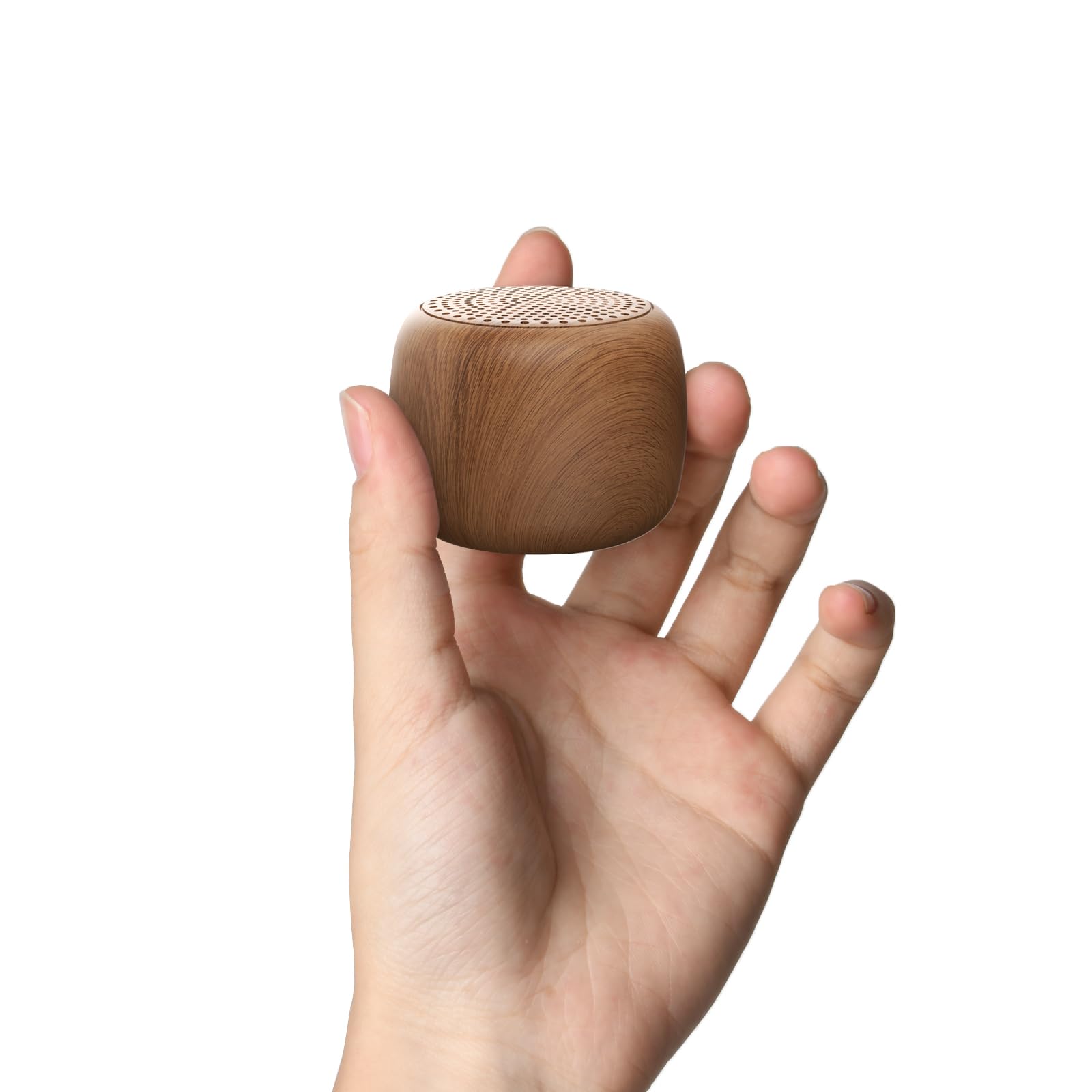 Photo 1 of Babelio White Noise Sound Machine for Adults Kids Baby, Mini, 15 Non-looping Sounds, Timer, Memory Function, Easy to Pocket and Travel Wood Grain