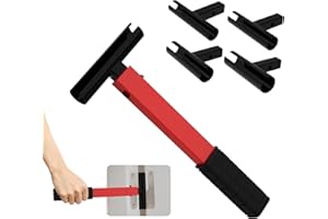 ALGRTS Door Hinge Adjustment Tool, 4 in 1 Hinge Gap Adjusting Wrench for Residential and Commercial, Hinges Bender Tools Adjustable Door Hinge Wrench