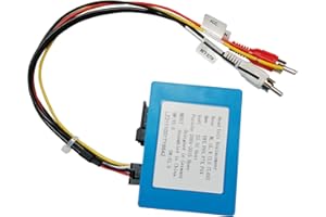 PONSKOY Fiber Decoder for Mercedes, Optical Box Most Adapter for Porsche 911 997 Boxster Cayenne Cayman, Optic Car Radio Stereo Audio Converter Amplifier Replacement for VW Touareg ML GL SLK CLS R E S Series