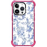 CASETiFY Ultra Impact iPhone 14 Pro Case [5X Military Grade Drop Tested / 11.5ft Drop Protection] - Moon Caravan Toile by Phannapast - Bubblegum