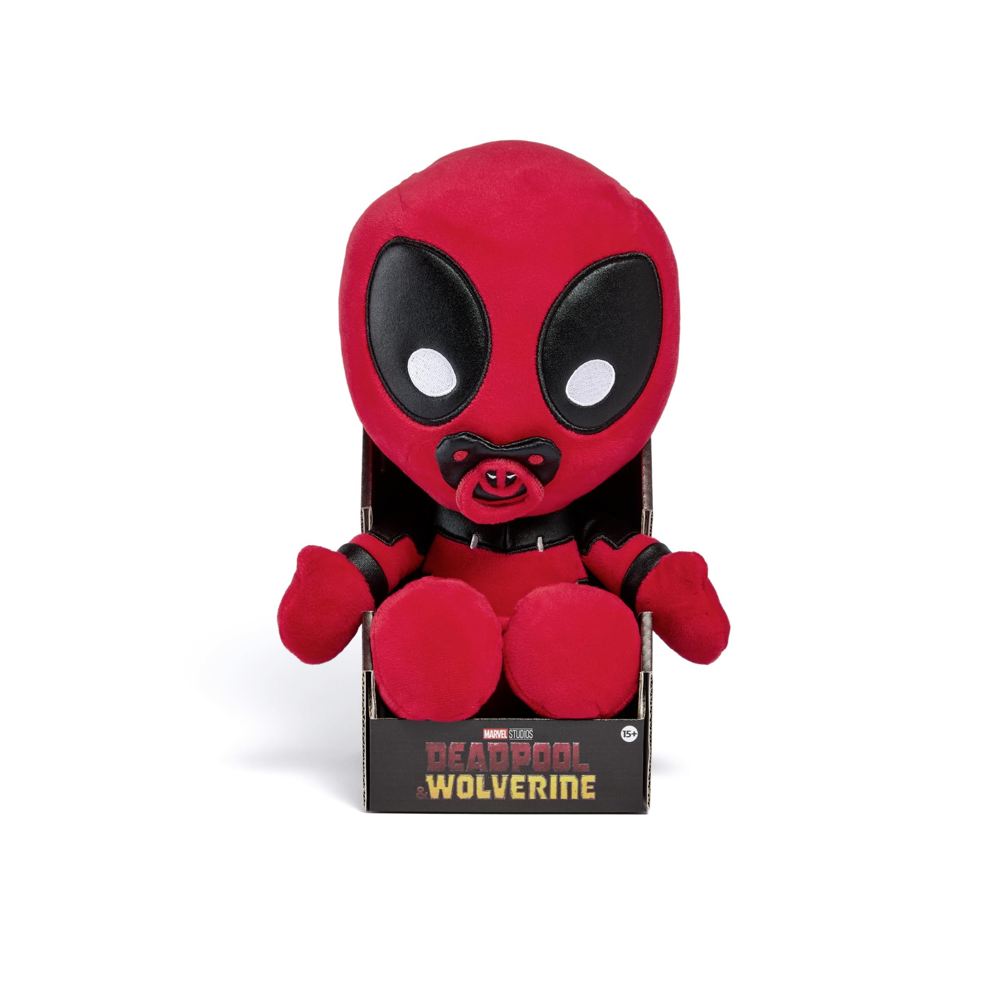 Babypool Plüsch-Figur (26 cm) – detailliertes Superhelden-Baby aus dem Marvel Studios Film Deadpool & Wolverine, Spielzeug für Fans & Sammler ab 15 Jahre