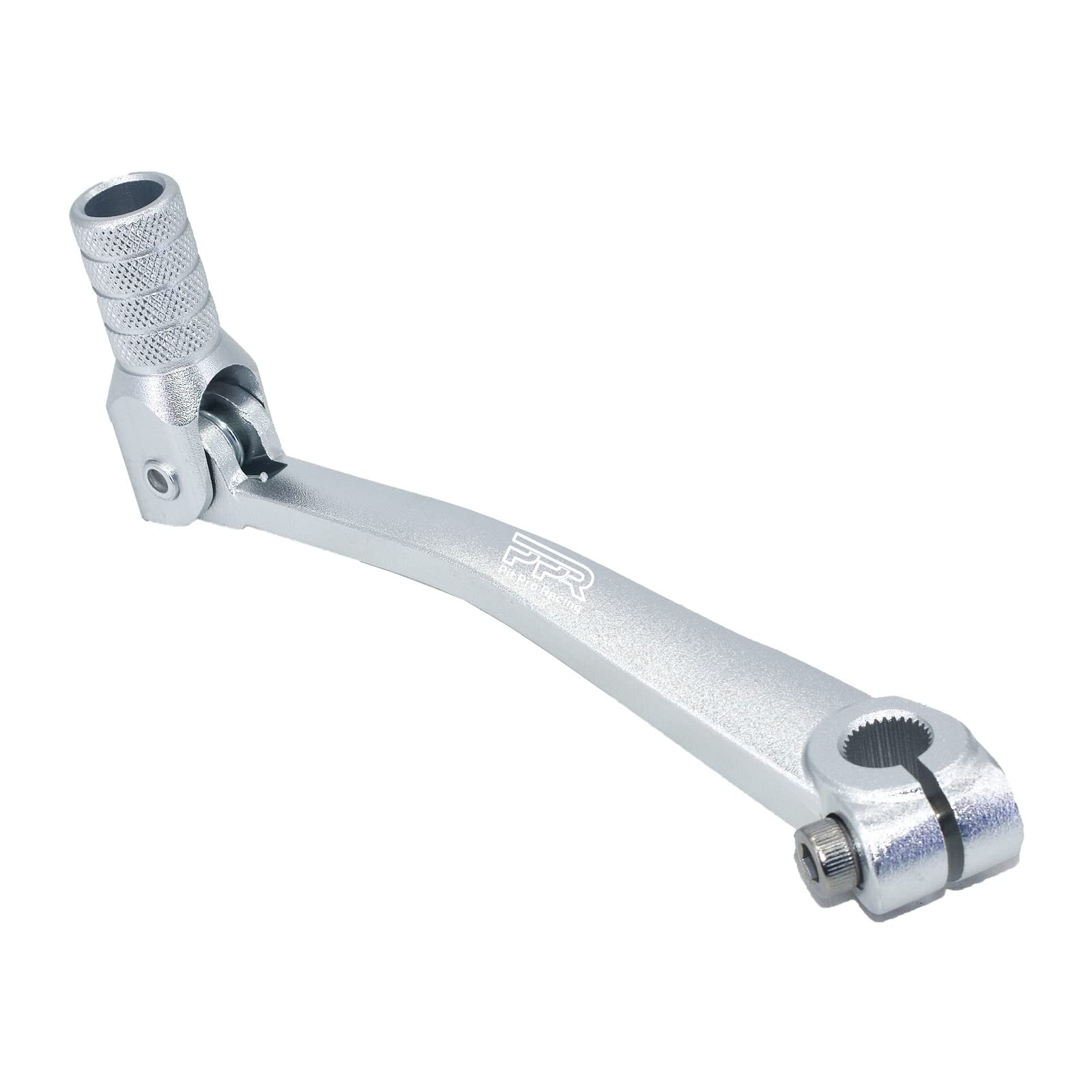 Photo 1 of CNC Aluminum Gear Shifter Lever, Foldable Gear Shift Lever Fit for 50cc 110cc 250cc CRF50 XR50 XR CRF Dirt Pit Monkey Bike Motorcycle ATV Quad Accessory (Silver)