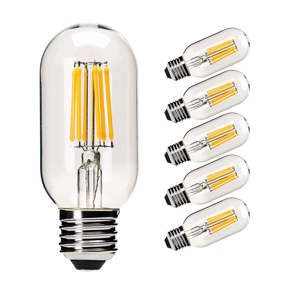 Mua Dimmable T45 LED Edison Bulb,2700K Warm White,6W Antique Tubular