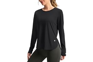 G Gradual Women's Sun Shirts UPF 50+ Long Sleeve Workout Hiking Tops | UV Protection, Rash Guard, Lightweight, Quick Dry, High-Low Hem, Athletic Running Swim Shirts for Women