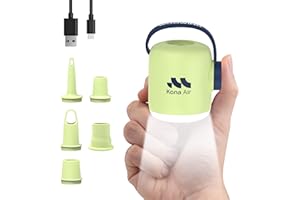 Woowind Electric Air Pump, Cordless Air Mattress Pump for Pool Floats, Swimming Rings, Air Bed, Air Sofa, Rechargeable Battery Powered